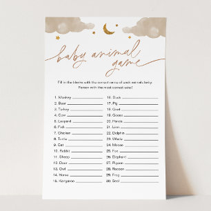 Baby Animal Game Twinkle Little Star Baby Shower