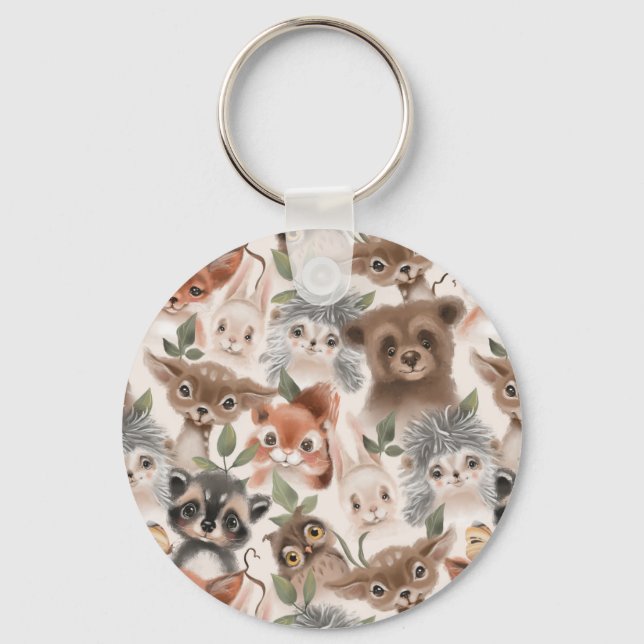 Baby Animal  Key Ring (Front)