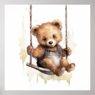 Baby Animal Prints for Nursery, Safari poster