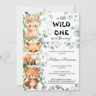Baby Animals Baby Shower Invitation