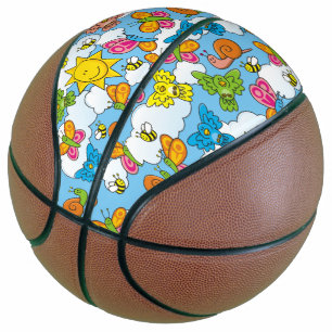 Baby Animals Background Basketball