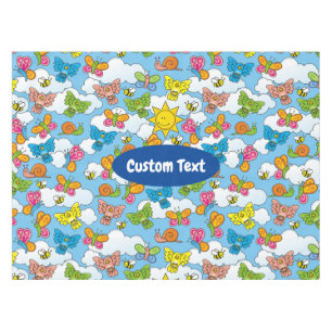 Baby Animals Background Tablecloth