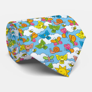 Baby Animals Background Tie