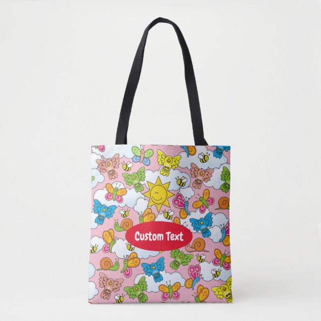 Baby Animals Background Tote Bag (Front)