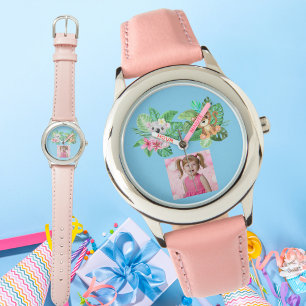Baby Animals Custom Photo Kids Watch Birthday Gift