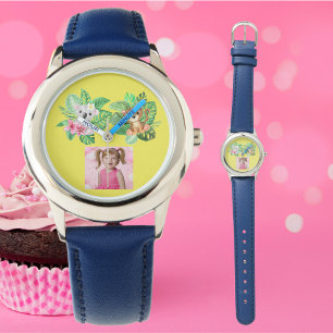 Baby Animals Custom Photo Kids Watch Birthday Gift