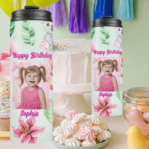 Baby Animals Kids Photo Tumbler Gifts for Birthday