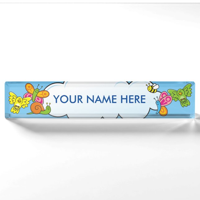Baby Animals Nameplate (Front)