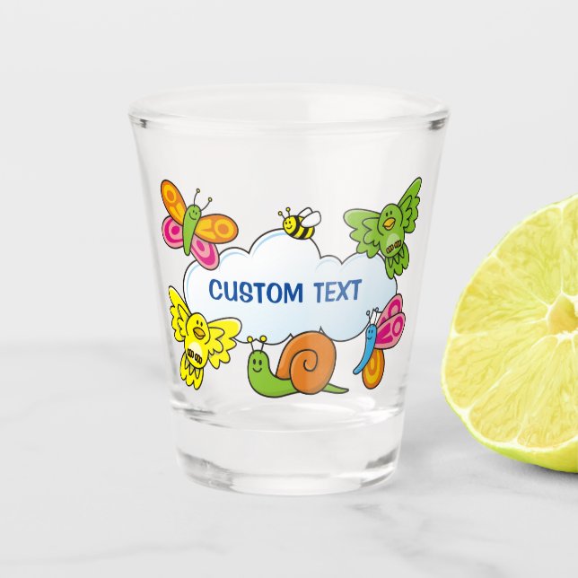 Baby Animals Shot Glass (Front)