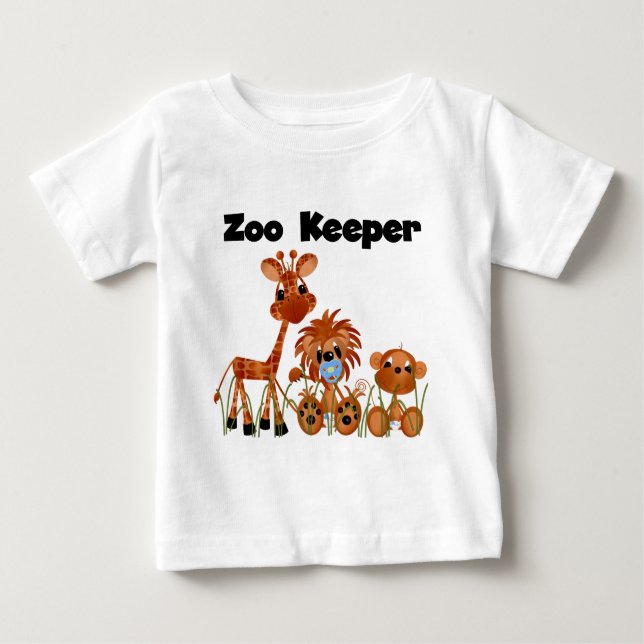 Baby Animals Zoo Keeper Tshirts and Gifts (Front)