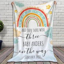 Baby announcement- And then there were three