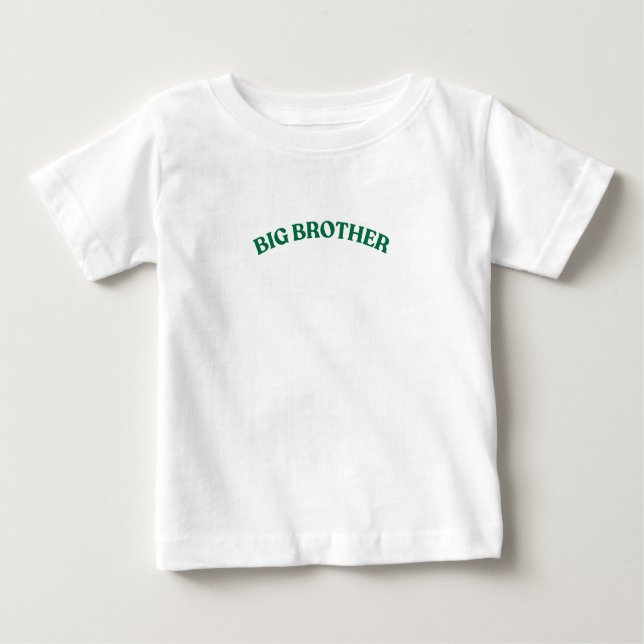 Baby Announcement Big Brother T Shirt, Expecting  T-Shirt (Front)