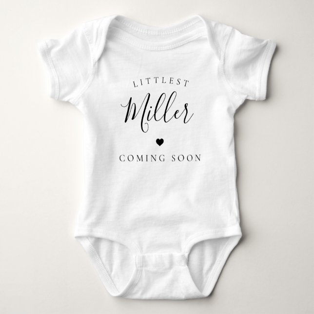 Baby Announcement Bodysuit (Front)