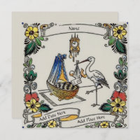 Baby Announcement Card