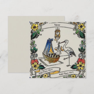 Baby Announcement Card