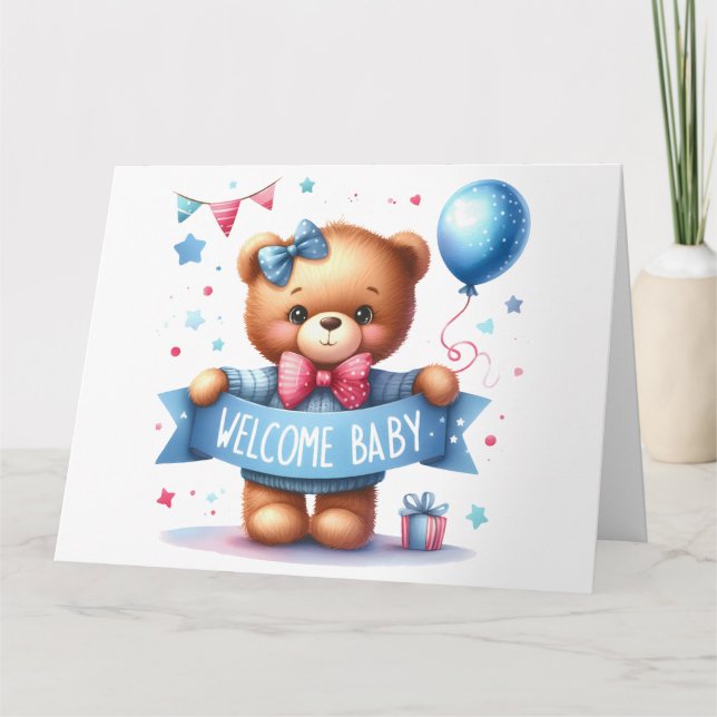 Baby announcement Card  (Front)