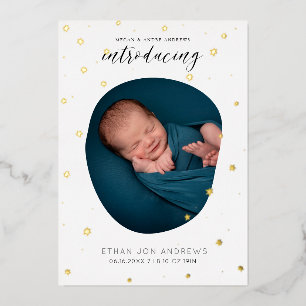 Baby Announcement Introducing Scripted  stars