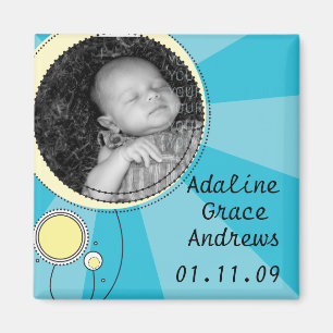 Baby Announcement Magnet