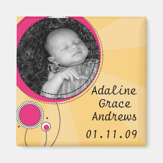 Baby Announcement Magnet