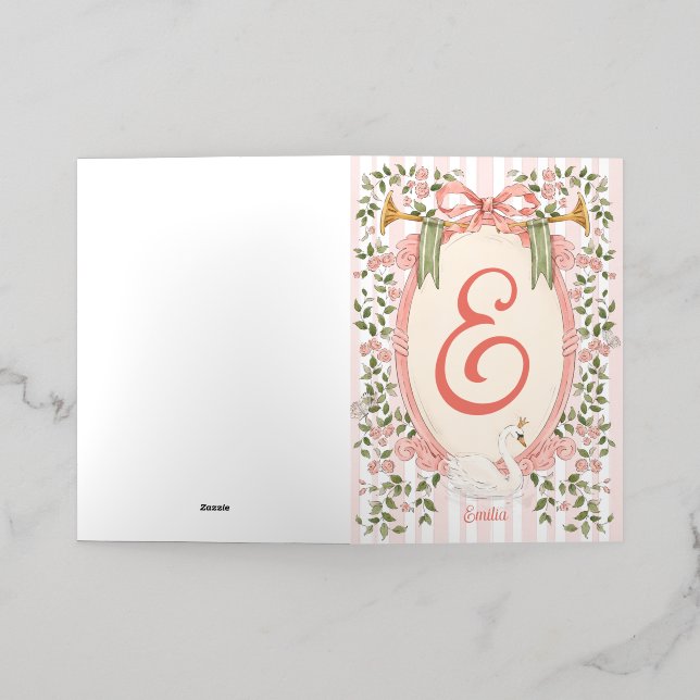 Baby Announcement - Swan Princess (Outside Laydown)