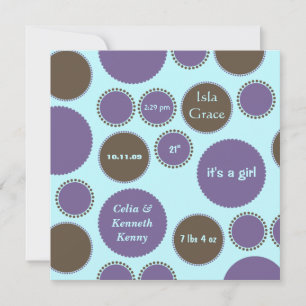 Baby Announcement Template