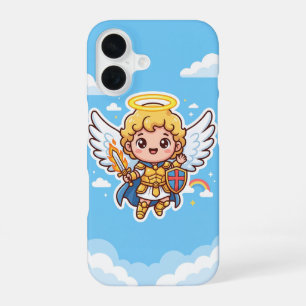 Baby Archangel Michael Cute iPhone 16 Case