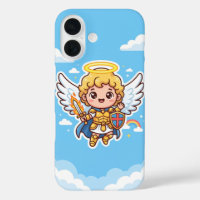 Baby Archangel Michael Cute iPhone 16 Case