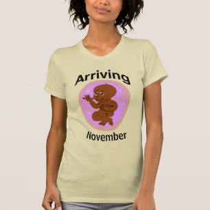 Baby Arriving, add month, personalise Plus Size T- T-Shirt