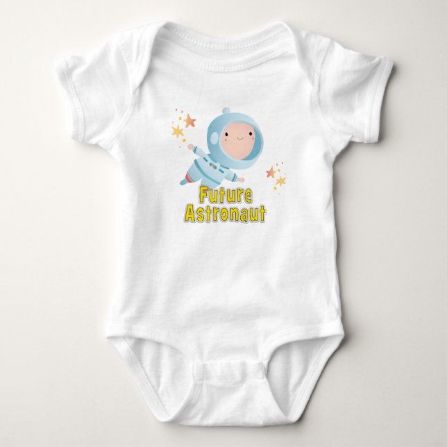 Baby Astronaut (boy) Future Astronaut  Bodysuit (Front)