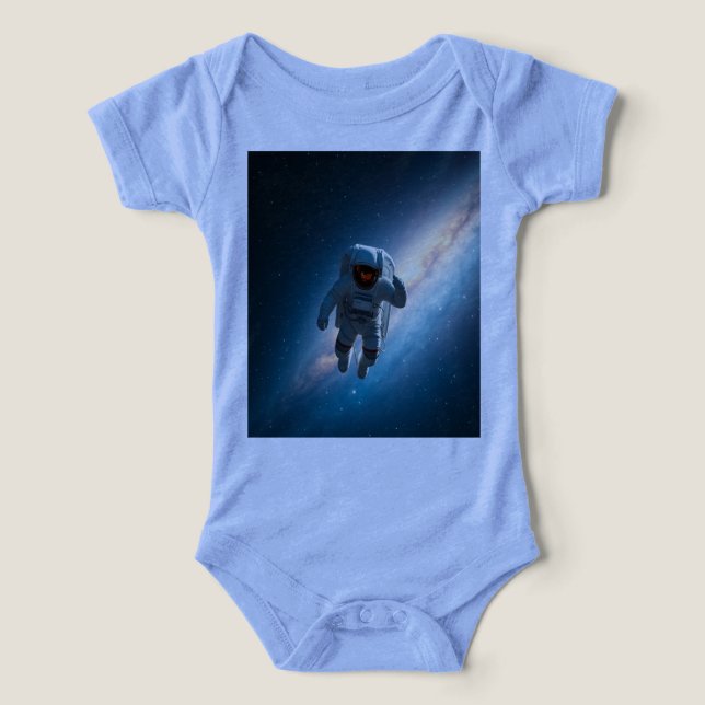 Baby Astronaut Space Galaxy One-Piece (Design Front)