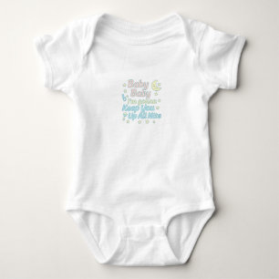 Baby Baby I’m Gonna Keep You Up All Nite Pastel Bodysuit