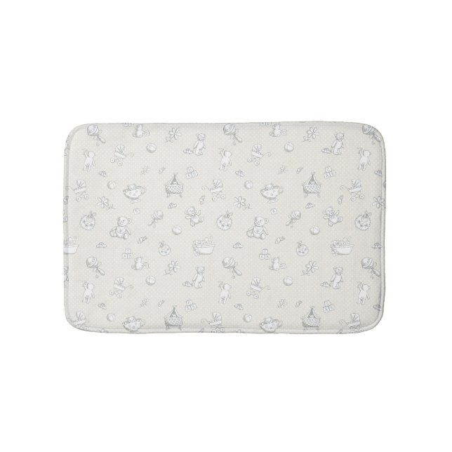 Baby background bath mat (Front)