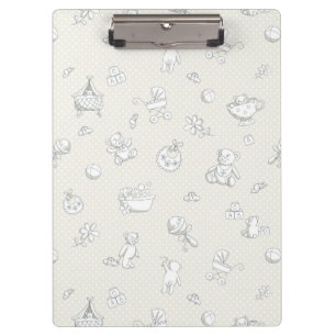 Baby background clipboard