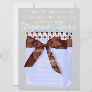 Baby Bag Shower Invitation