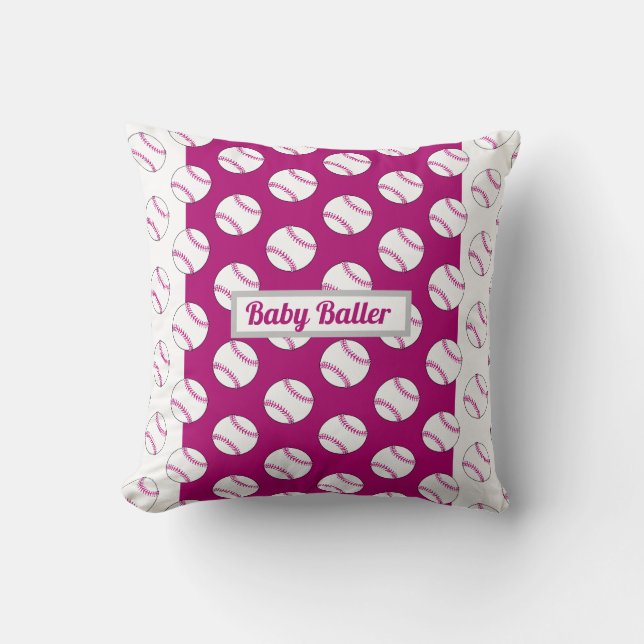 Baby Baller Blanket Cushion (Front)