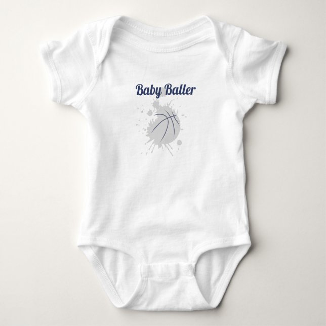 Baby Baller bodysuit Tshirt (Front)