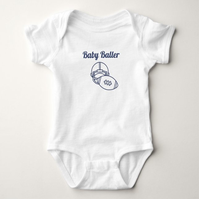 Baby Baller bodysuit Tshirt (Front)