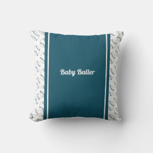 Baby Baller throw pillow