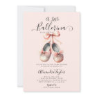 Baby Ballerina Shoes Pink Bow Gold Girl Shower