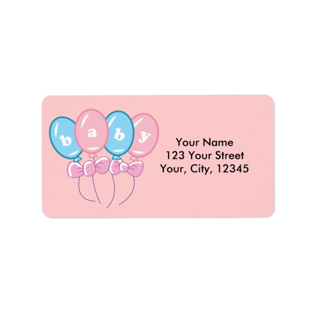 Baby Balloons Label (Front)