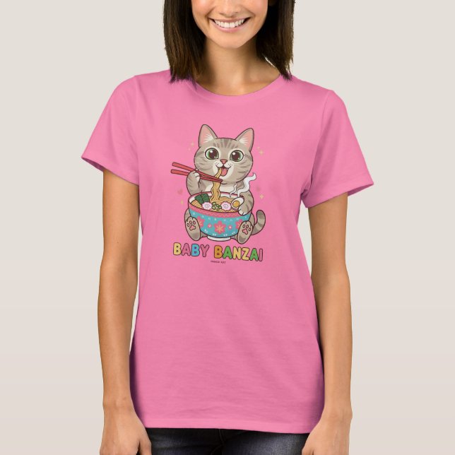 Baby Banzai Kat T-Shirt (Front)