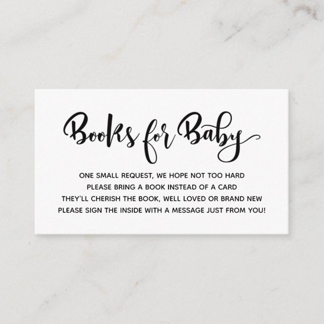 Baby Bash Books for Baby  Enclosure Card (Front)