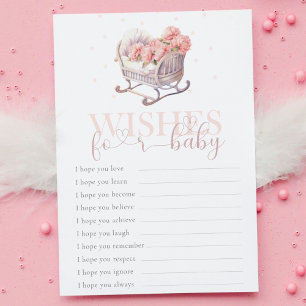 Baby Basket Wishes For Baby Game Baby Shower
