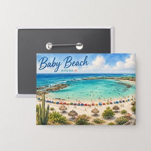 Baby Beach Aruba Caribbean Travel souvenir
