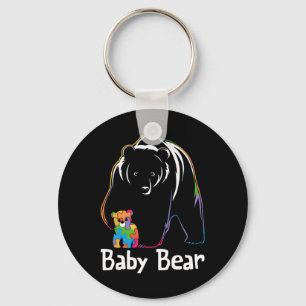 Baby Bear Autistic Awareness Autism Awareness Supp Key Ring