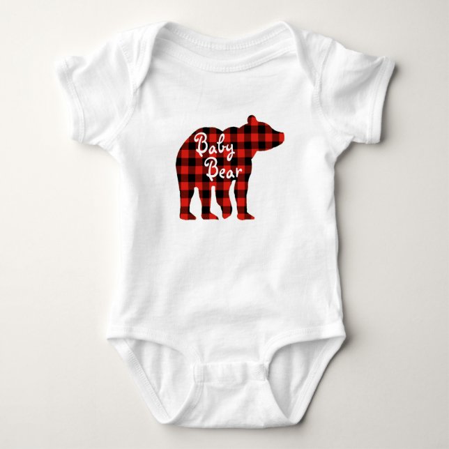 Baby bear baby bodysuit (Front)