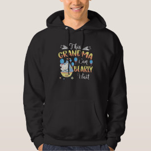 Baby Bear Baby Shower Theme Grandma Bearly Wait Ba Hoodie