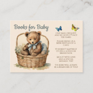 Baby Bear Boy Books for Baby  Enclosure Card