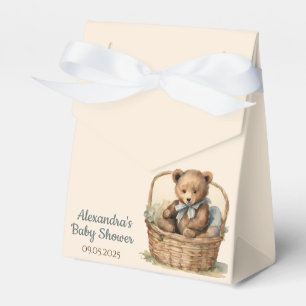 Baby Bear Boys Baby Shower Favour Box