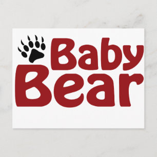 Baby Bear Claw Postcard